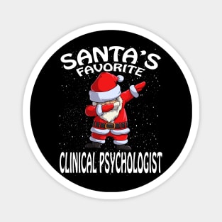 Santas Favorite Clinical Psychologist Christmas Magnet